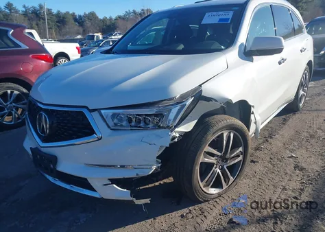 2017 Acura Mdx Advance Package z USA, uszkodzony, nr VIN 5FRYD4H84HB022667
